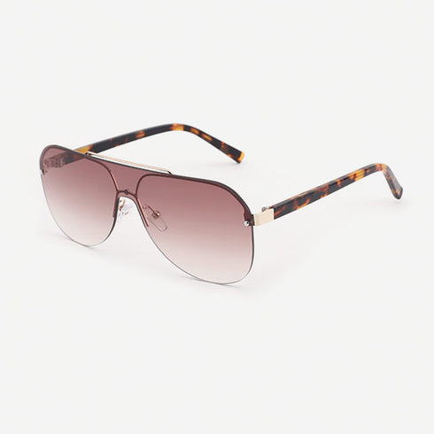 Pilot Fashion Metal Unisex Sunglasses 20M7014